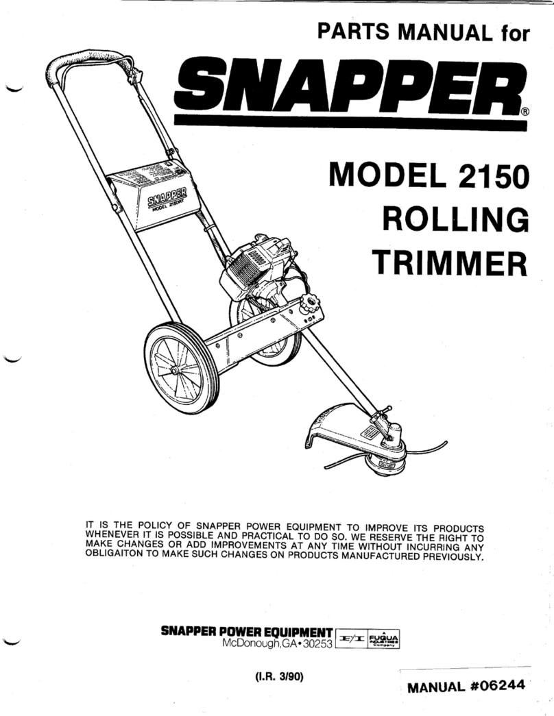 Snapper 2150 parts manual