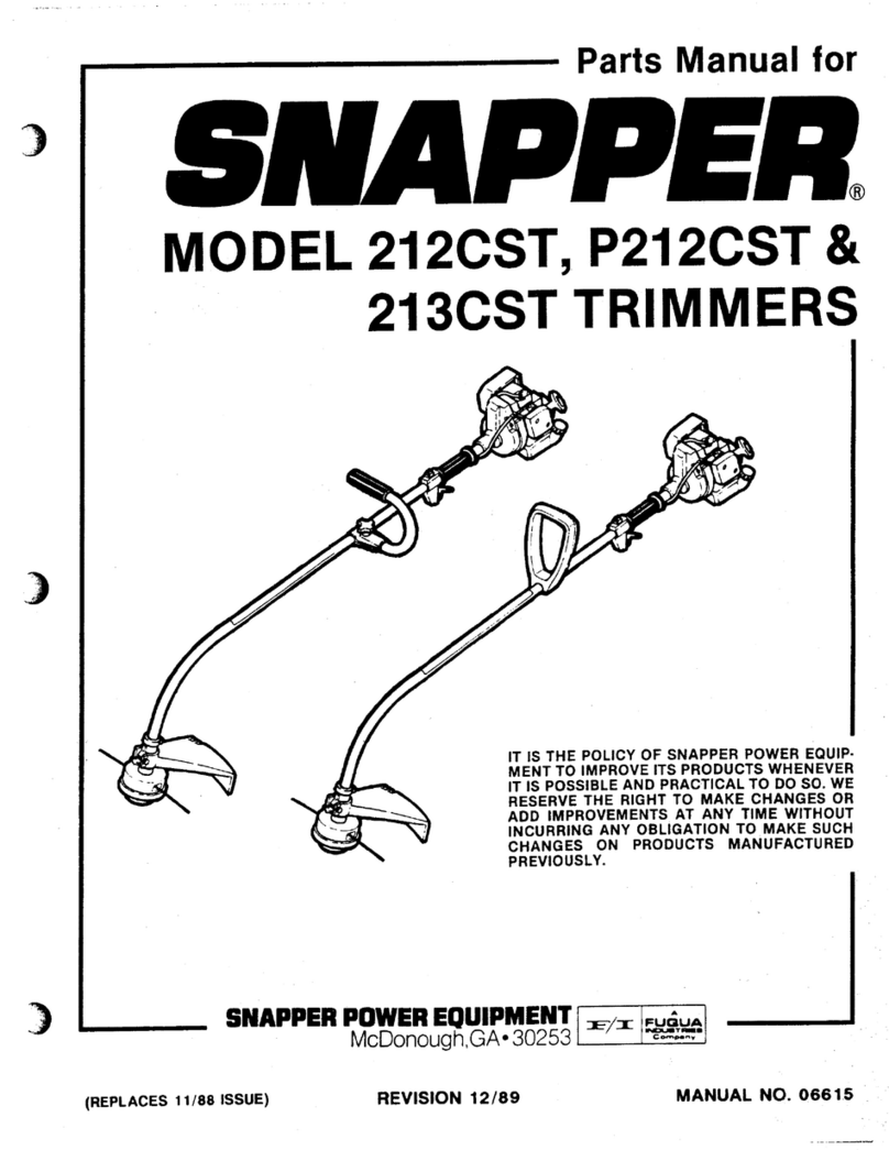 Snapper 213CST parts manual