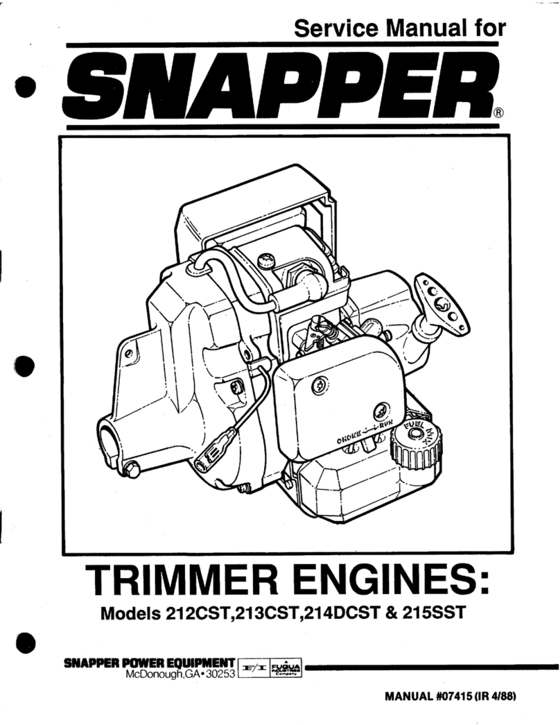 Snapper 212CST User manual
