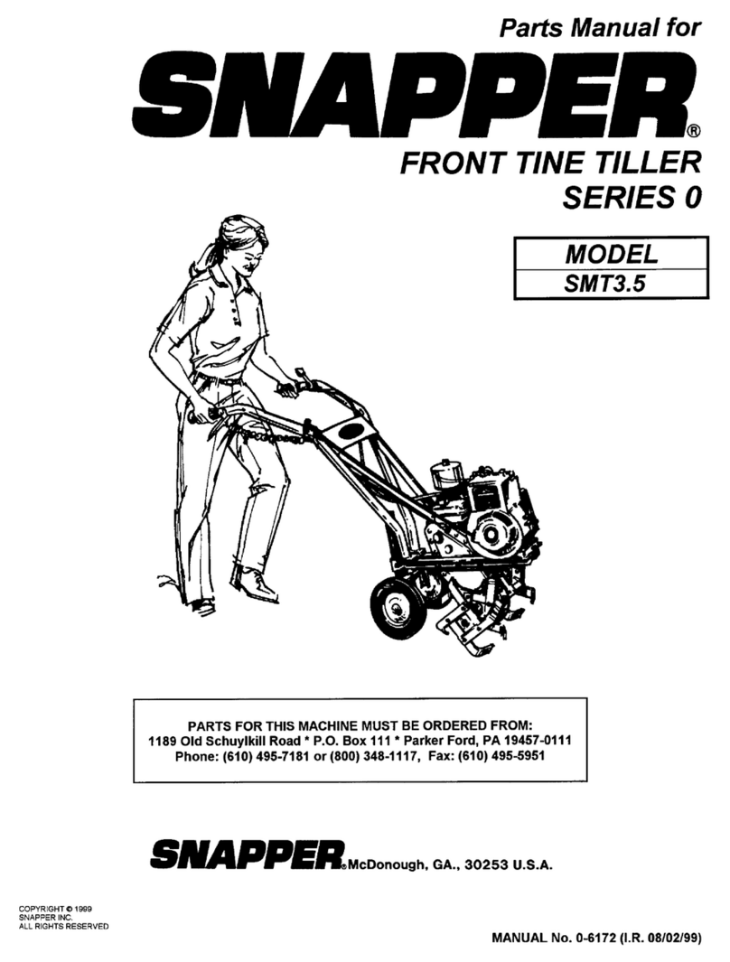 Snapper SMT3.5 User manual