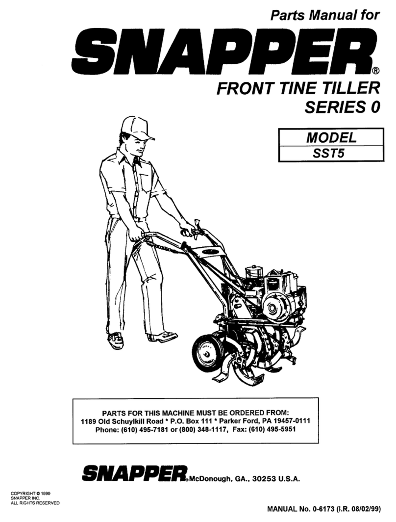 Snapper SST5 User manual Snapper SST5 User manual