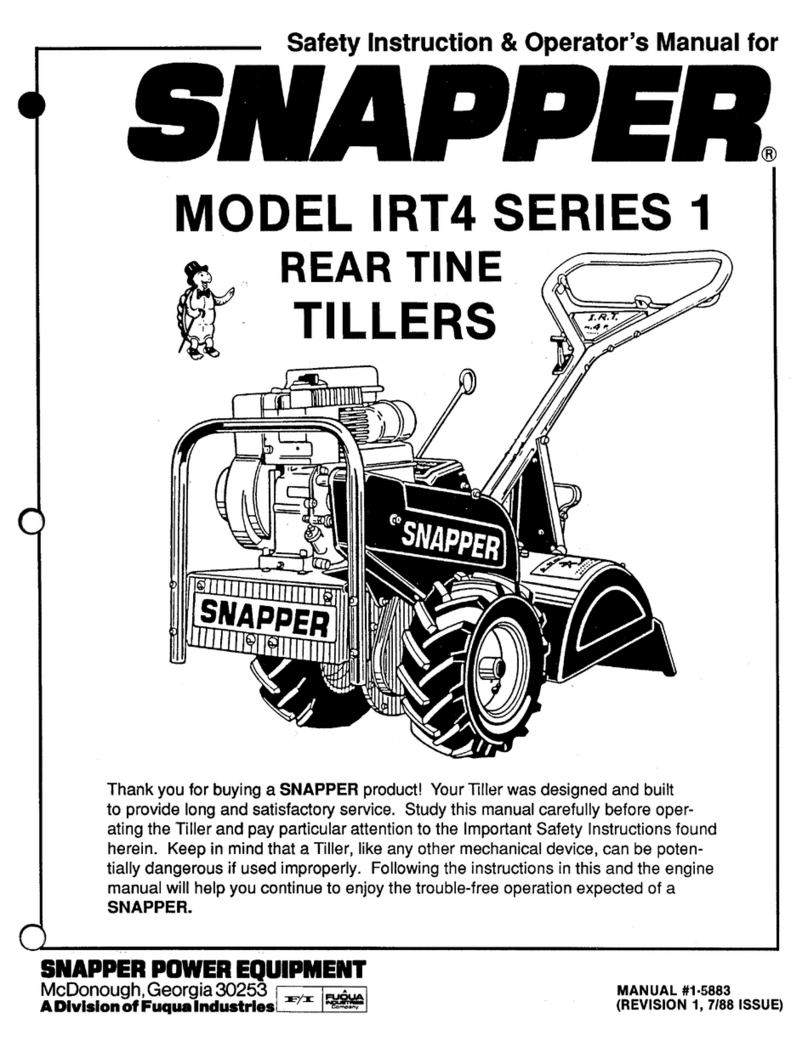Snapper IRT4 Series 1 Operation and maintenance manual