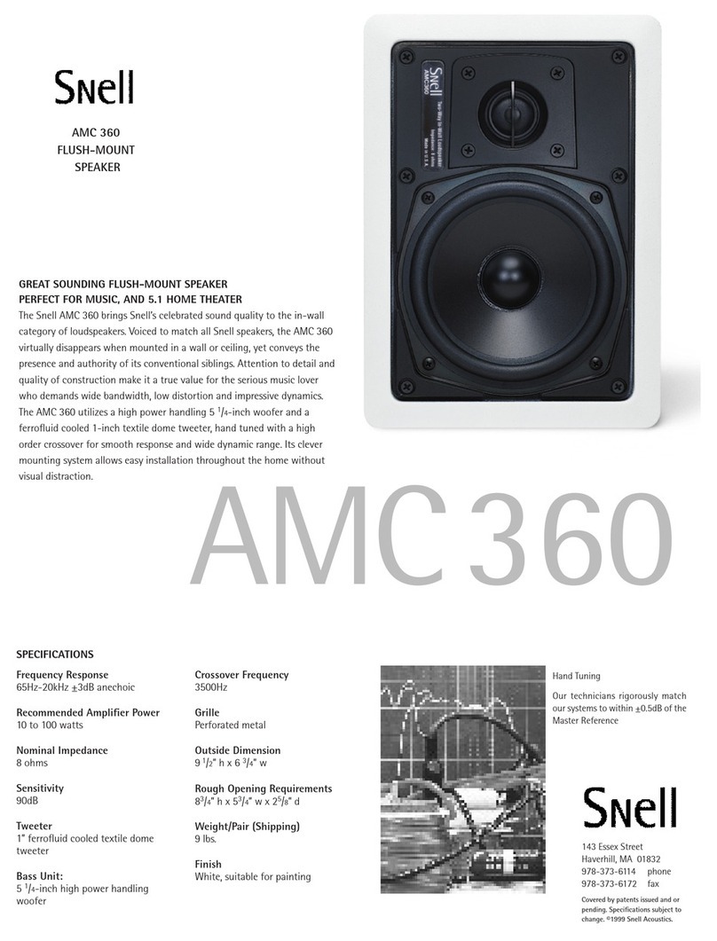 Snell AMC 360 Specifications
