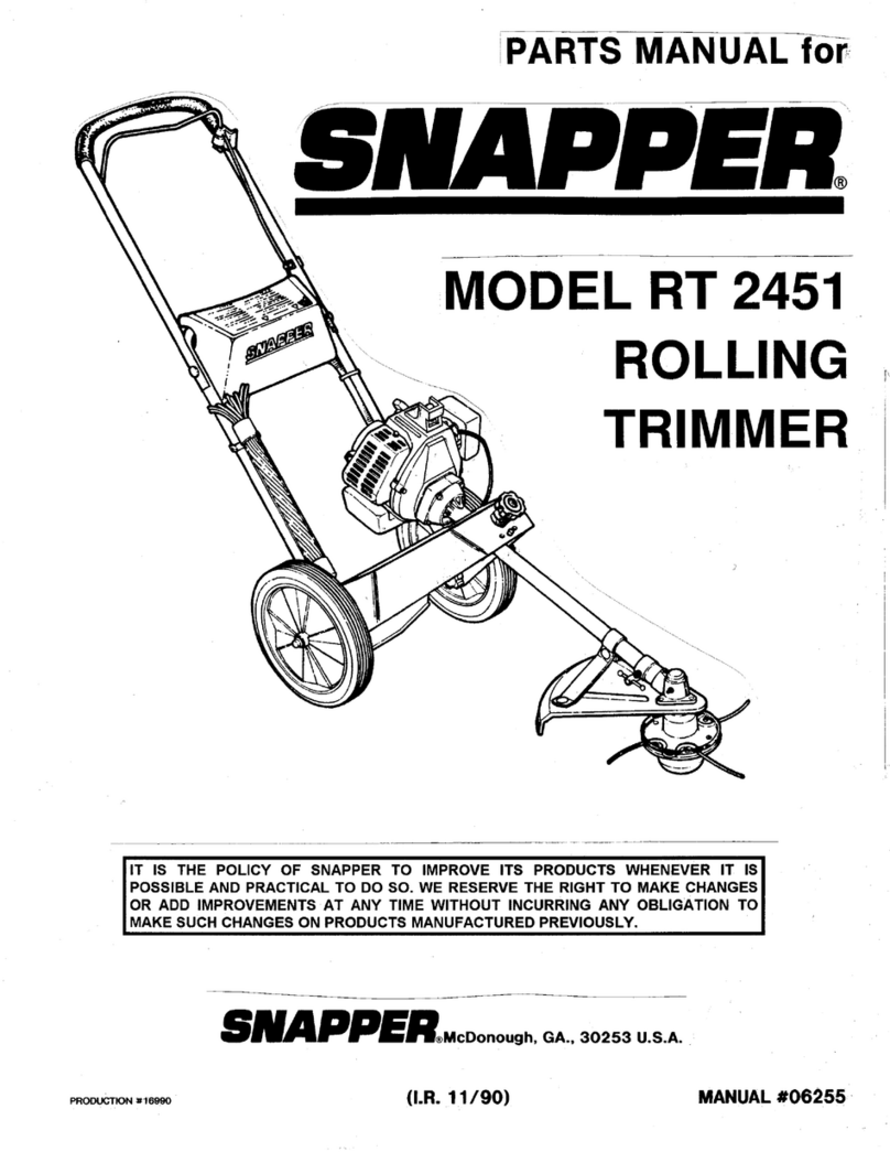 Snapper RT 2451 User manual