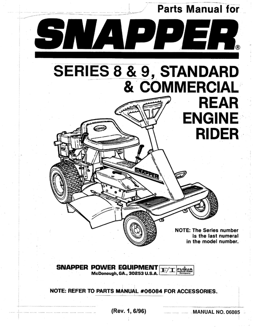 Snapper Series 9 User manual