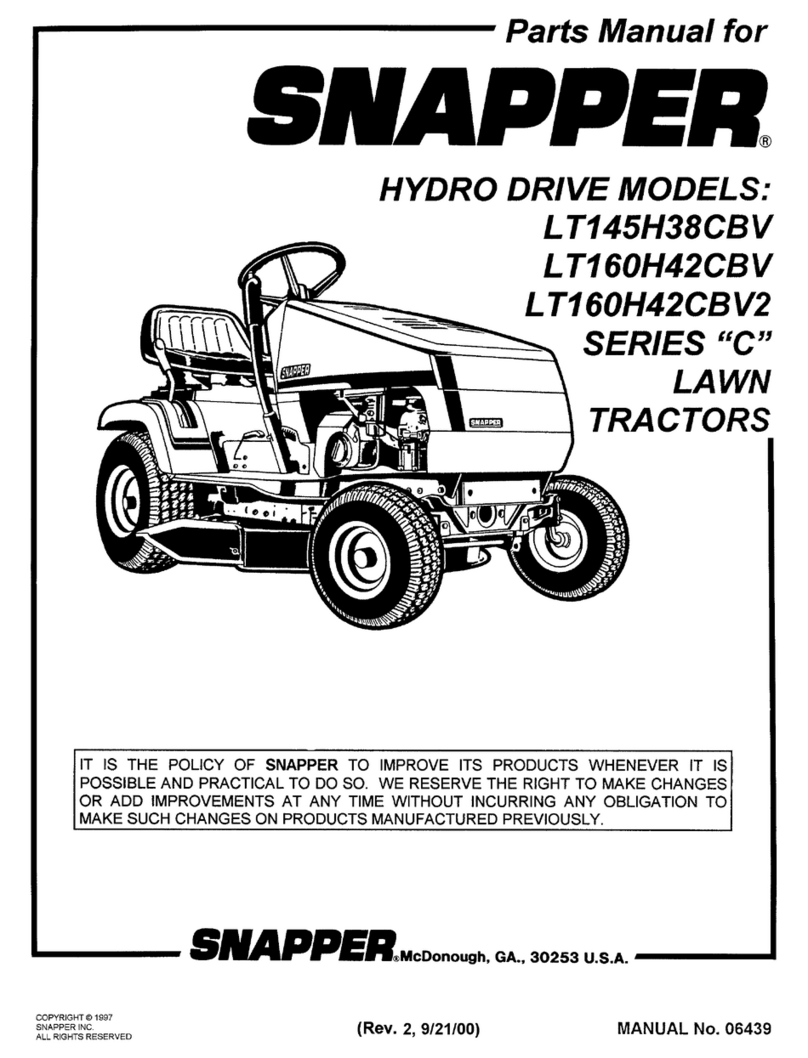 Snapper Series C User manual