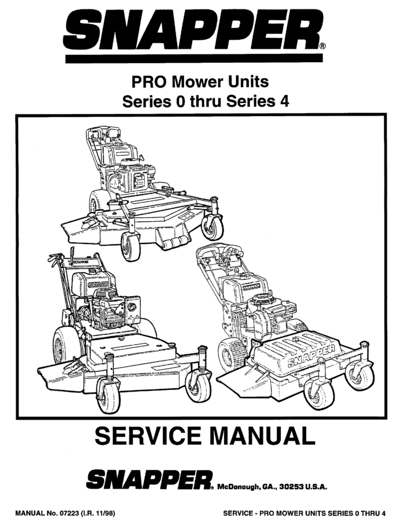 Snapper Series 0 thru Series 4 User manual