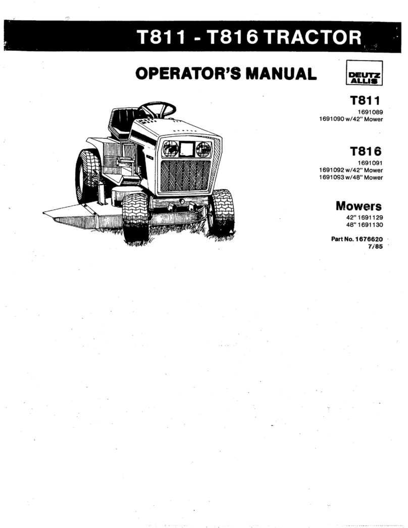 Deutz-Allis T811 User manual Deutz-Allis T811 User manual