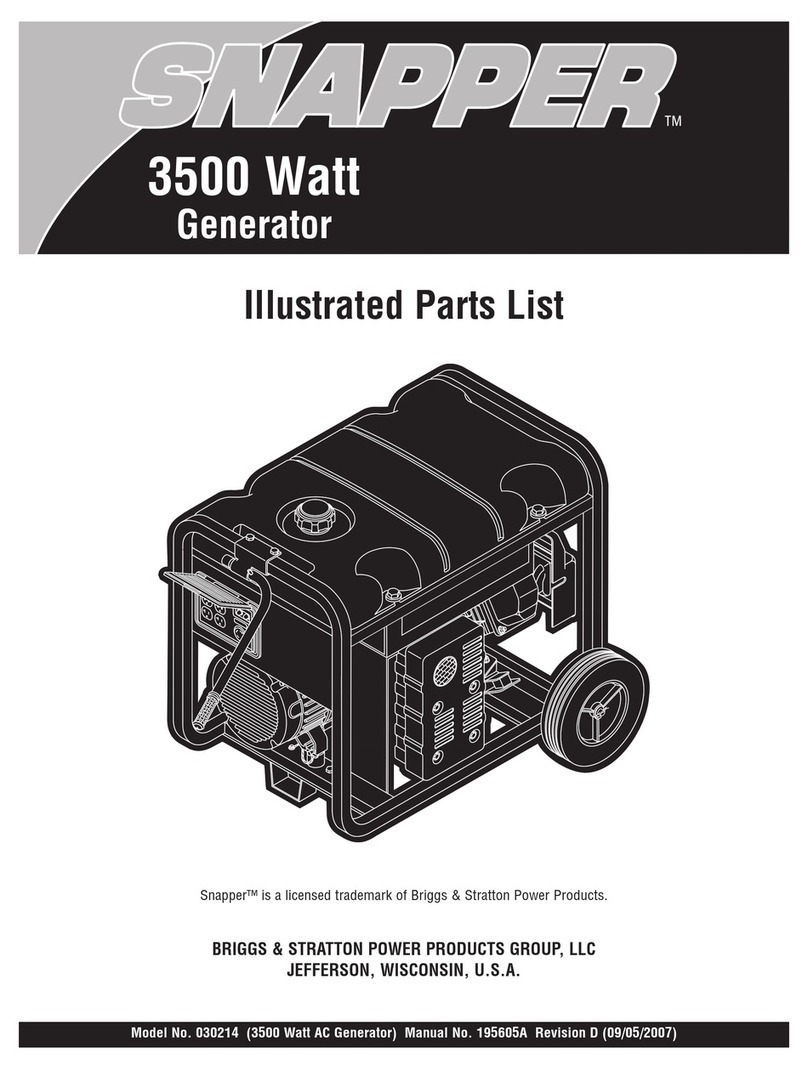 Snapper 30214 Setup guide