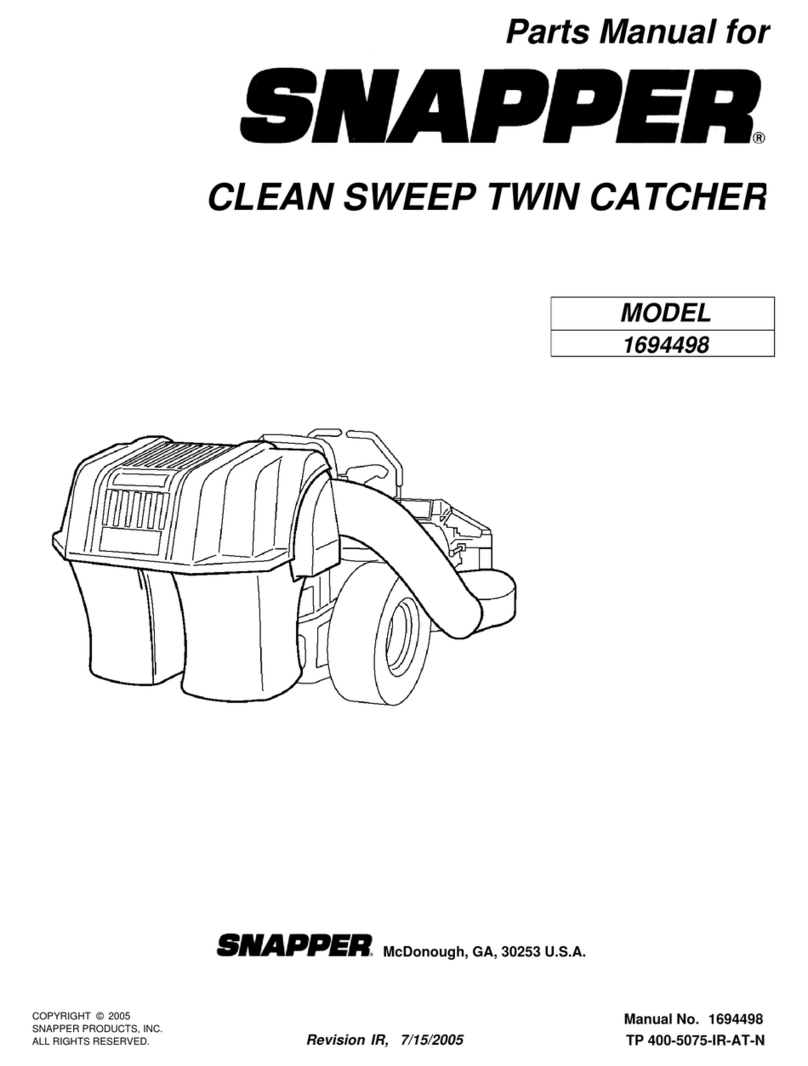 Snapper 1694498 User manual