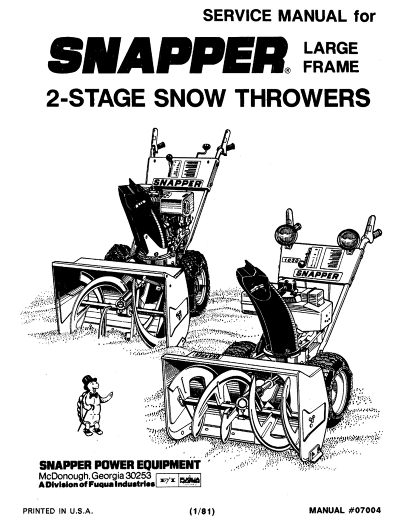 Snapper 7004 Service manual