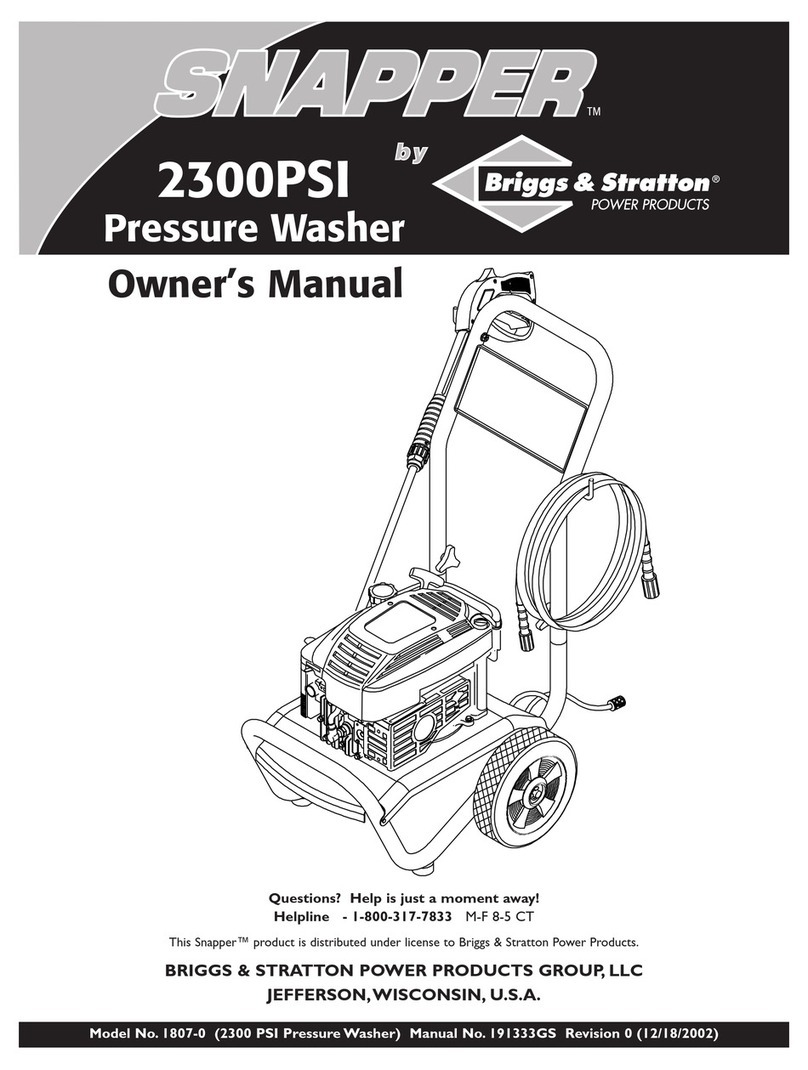 Snapper 1807-0 User manual