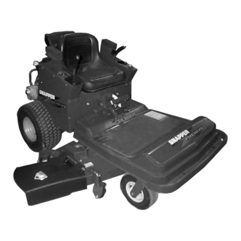 Snapper Yard Cruiser YZ16424BVE Operation and maintenance manual