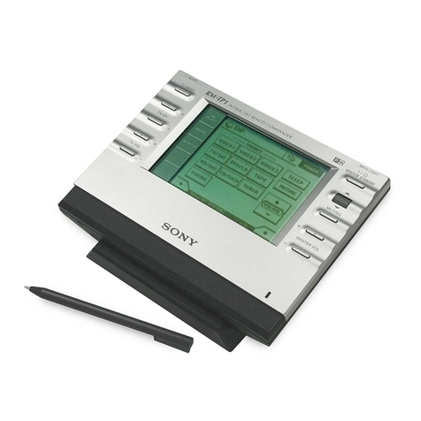 Sony RM-TP1 Operating Instructions / Mode... operating instructions
