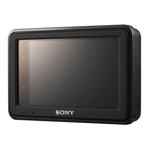 Sony NV-U74T - 4.3" Portable Navigation System User manual