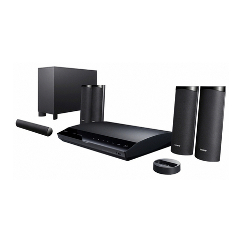 Sony BDV-E380 User manual