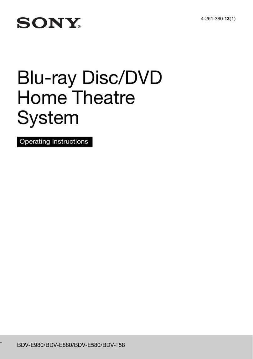 Sony BDV-E880 operating instructions