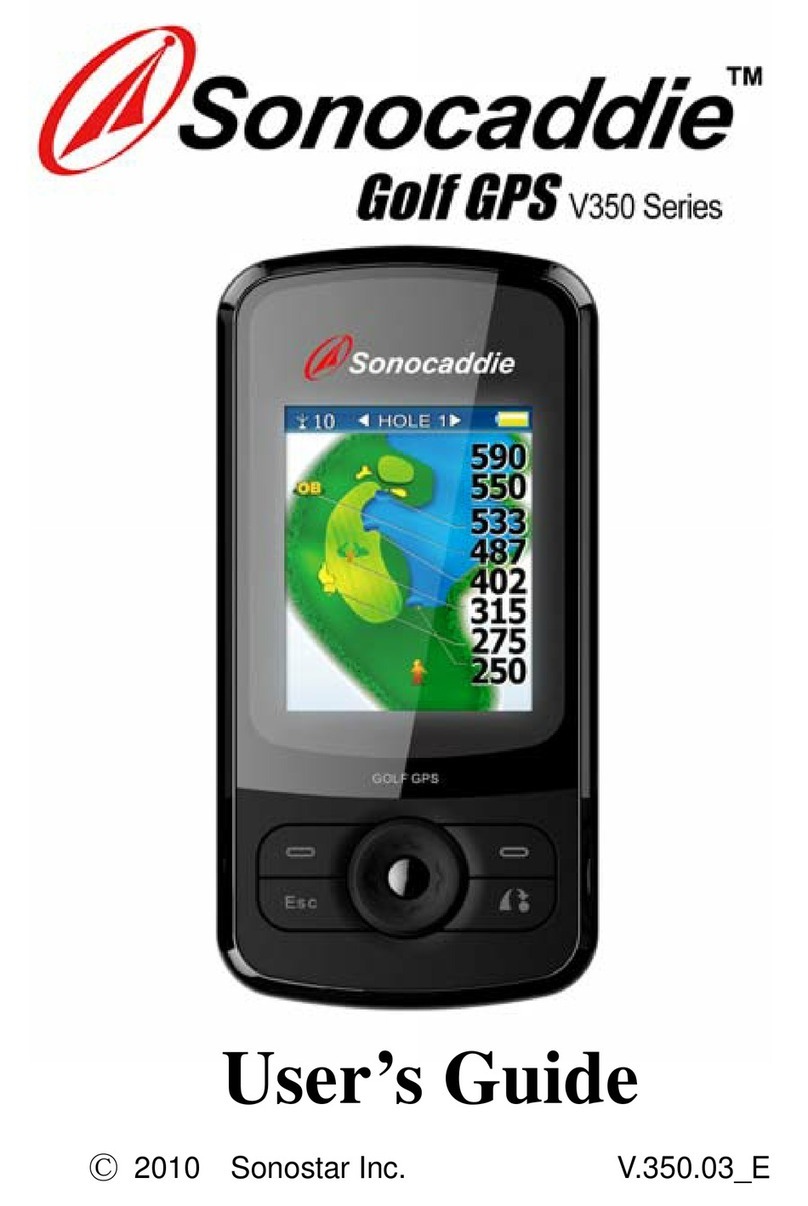 Sonocaddie V350 Series user guide