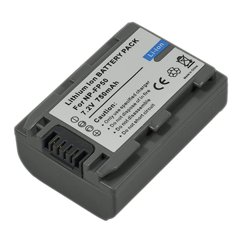 Sony INFOLITHIUM NP-FP30 operating instructions