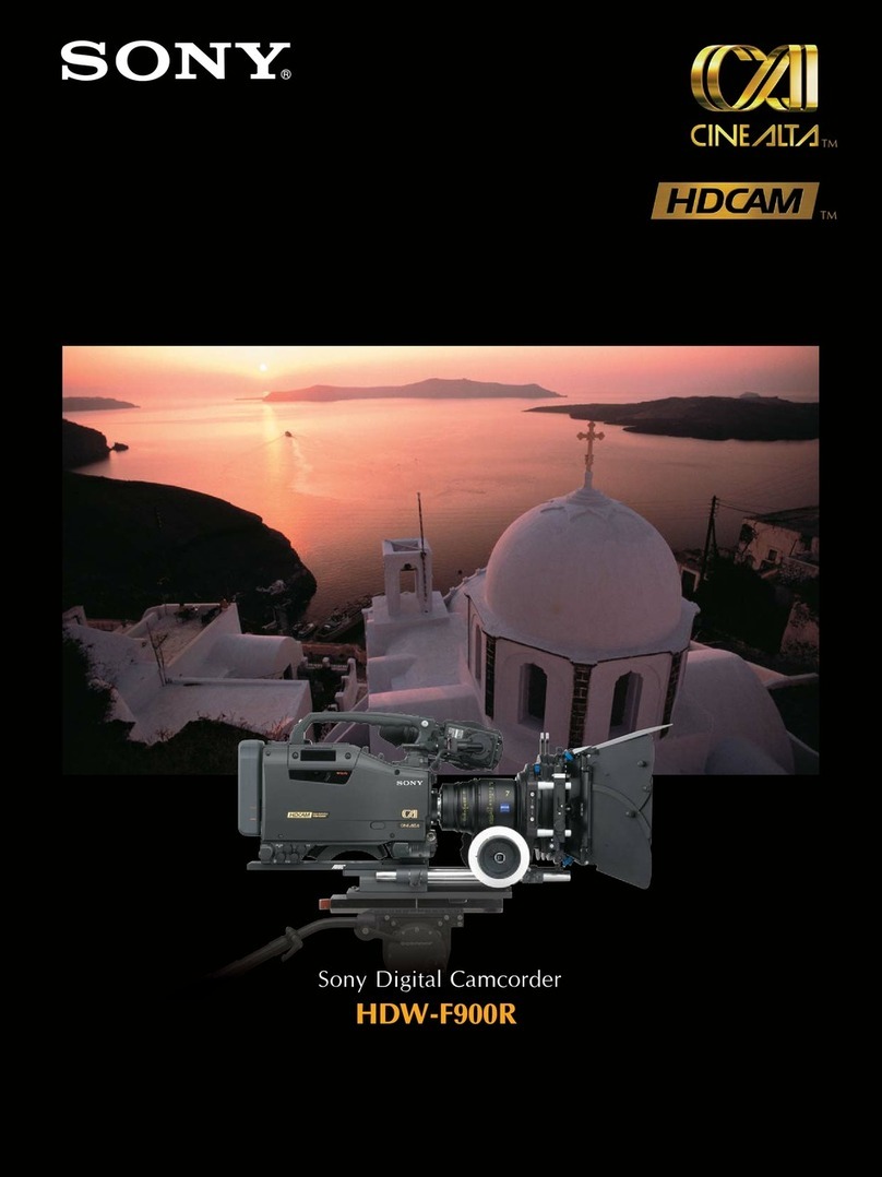 Sony CineAlta HDCAM HDW-F900R Brochure & specs