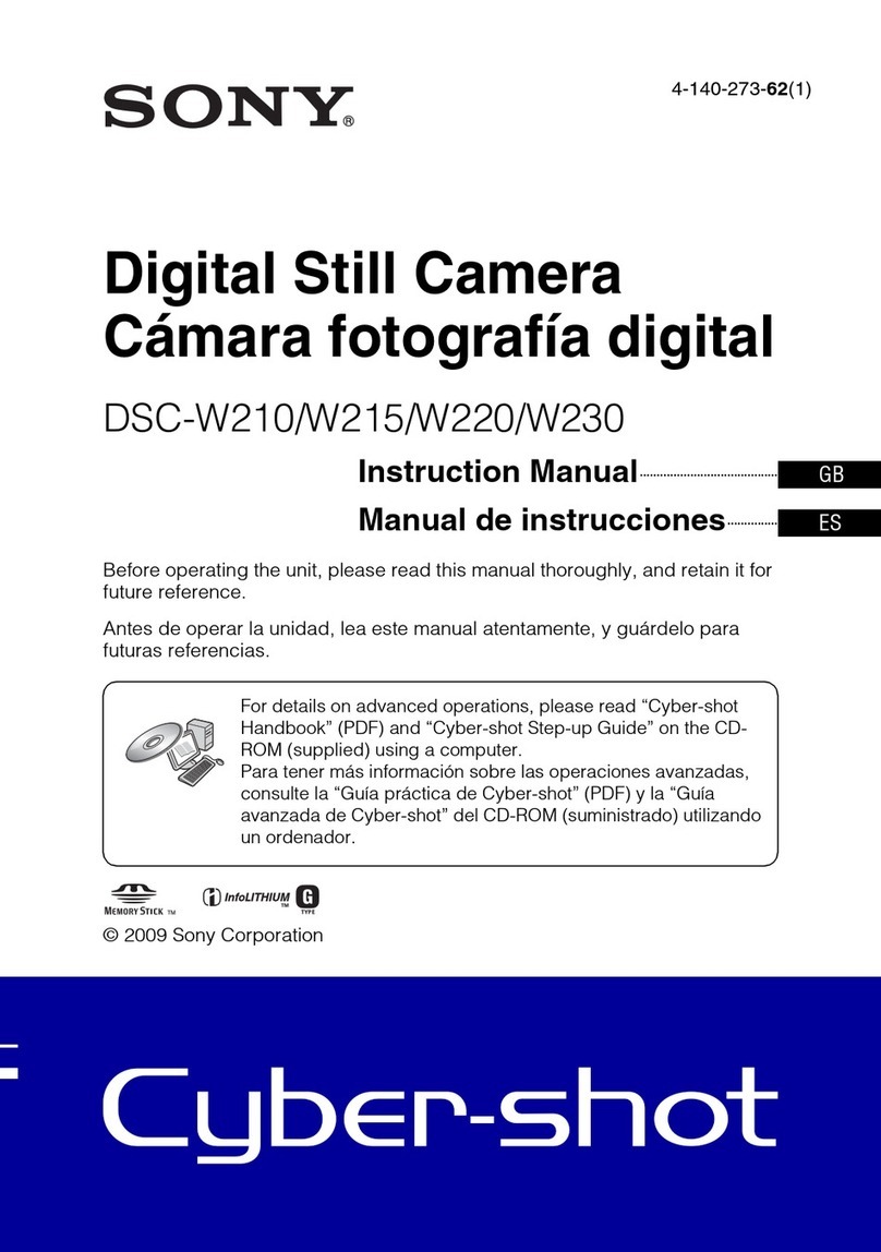 Sony Cyber-shot DSC-W210 User manual