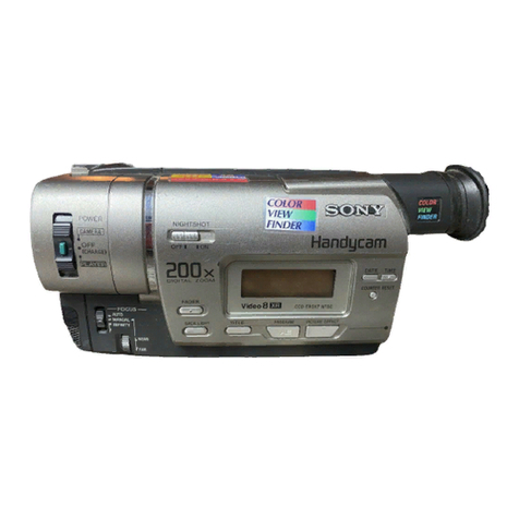 Sony Handycam CCD-TR317 User manual Sony Handycam CCD-TR317 User manual
