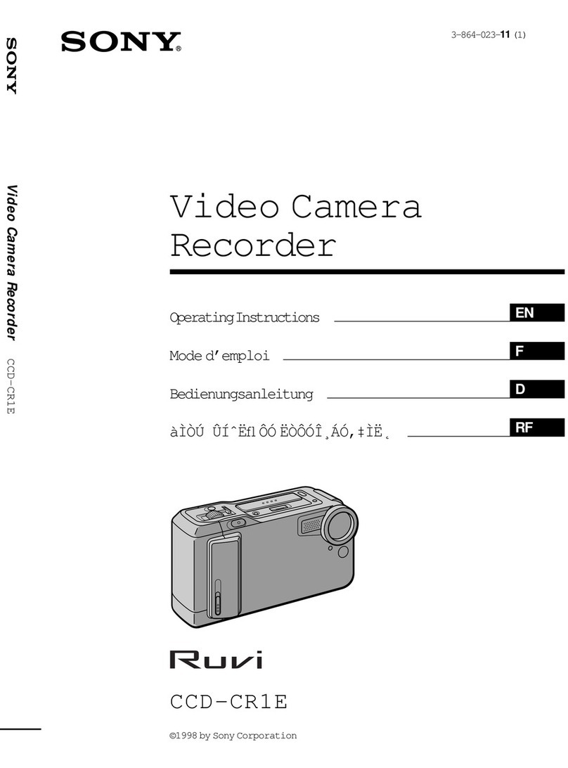 Sony Ruvi CCD-CR1E User manual