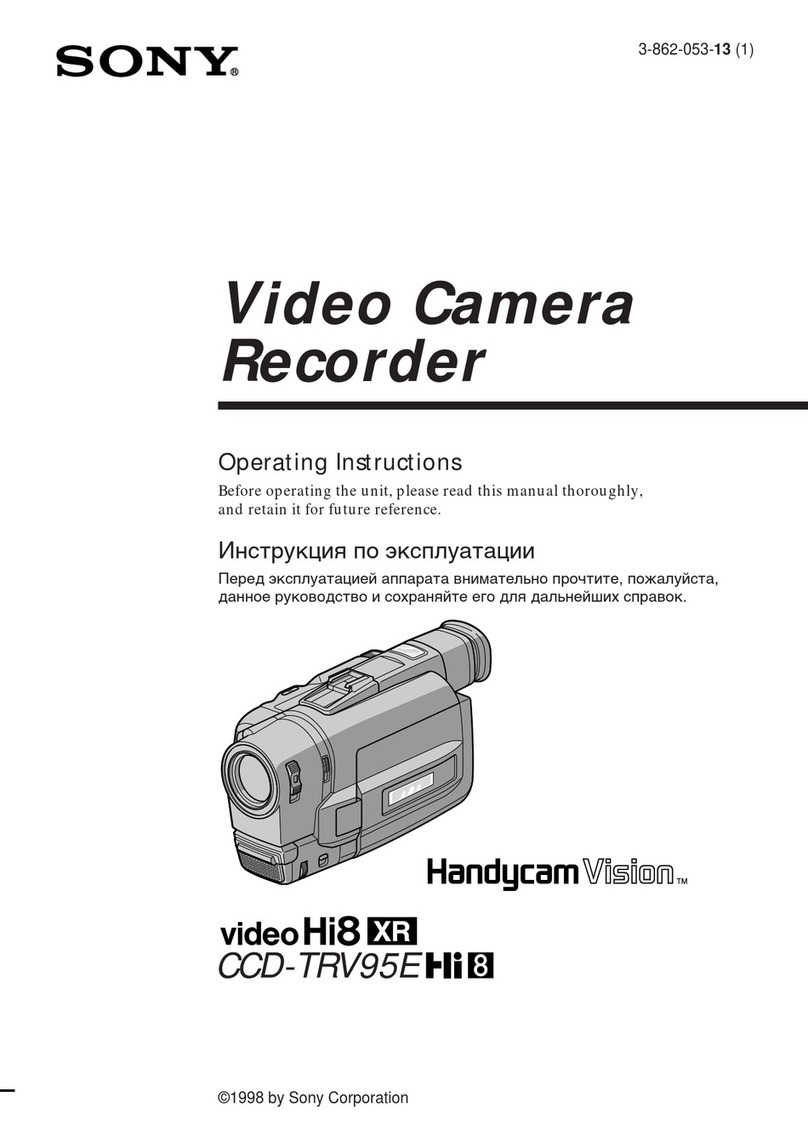 Sony CCD TRV 95 E operating instructions