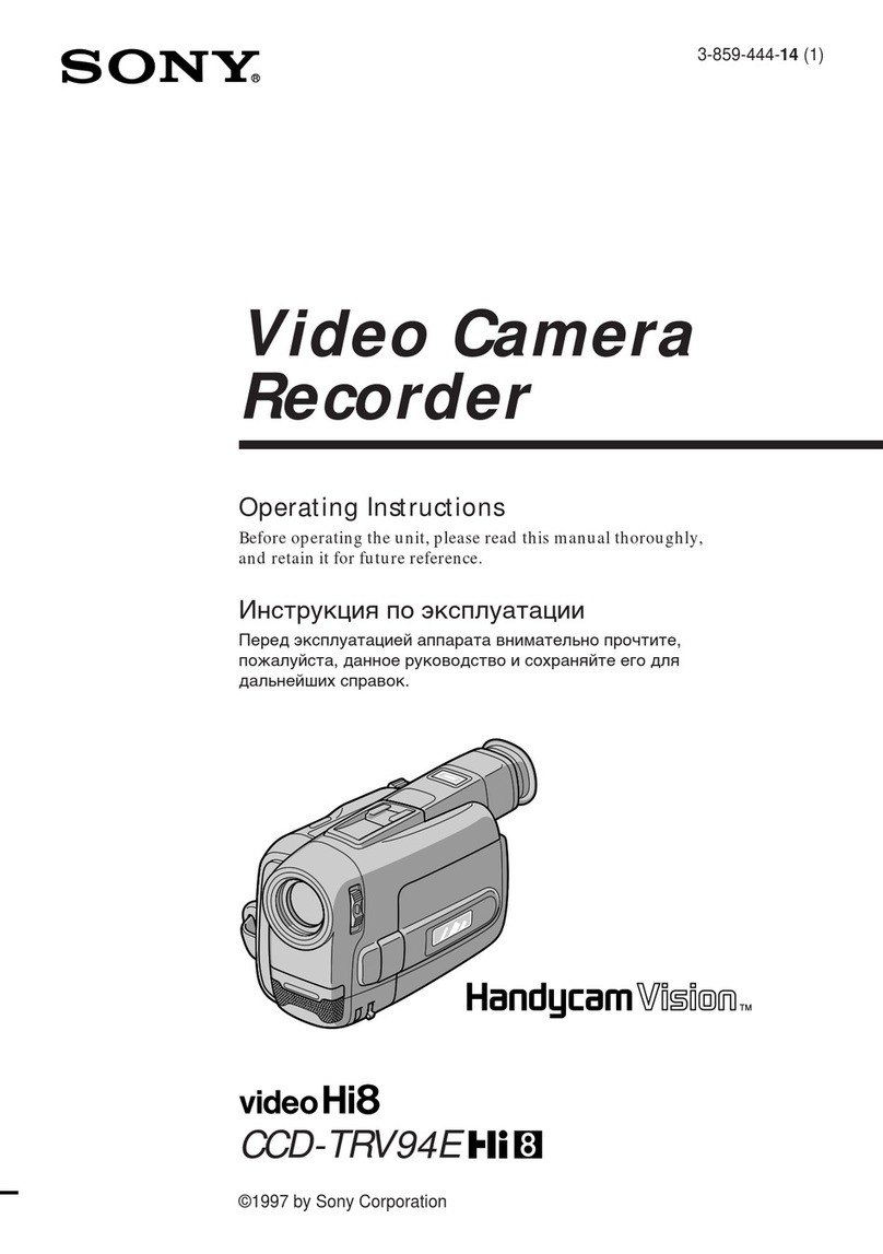 Sony CCD TRV 94 E User manual