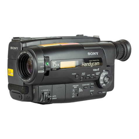 Sony CCD TR 502 E User manual