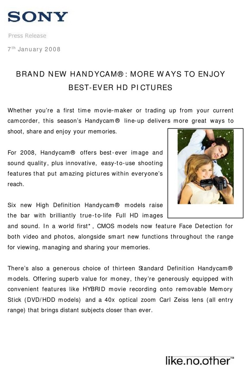 Sony HANDYCAM DCR-HC51E User manual