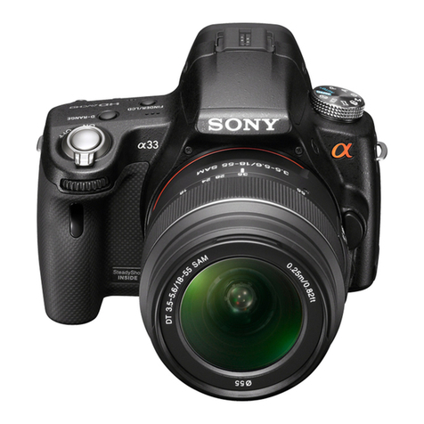 Sony SLT-A33 User manual