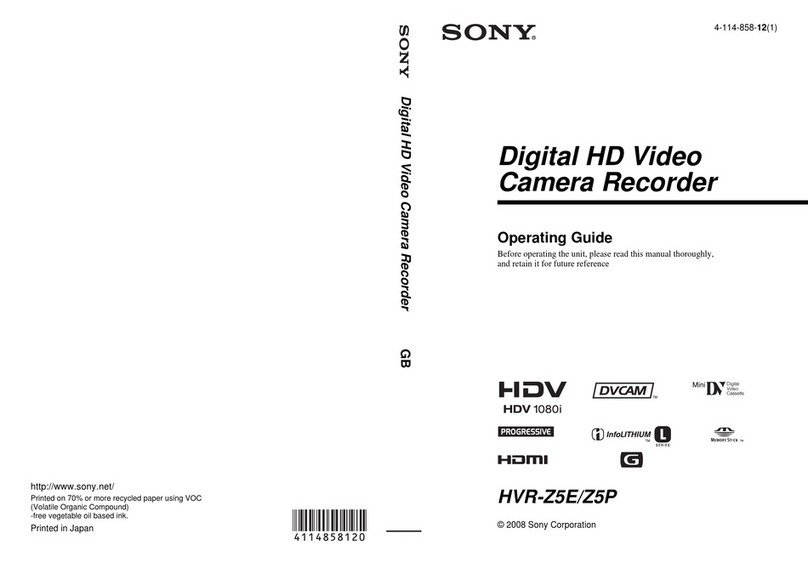 Sony 4-114-858-12(1) User manual