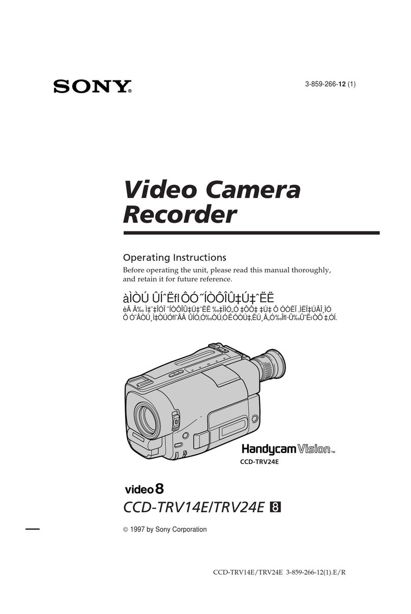 Sony Handycam Vision CCD-TRV14E User manual