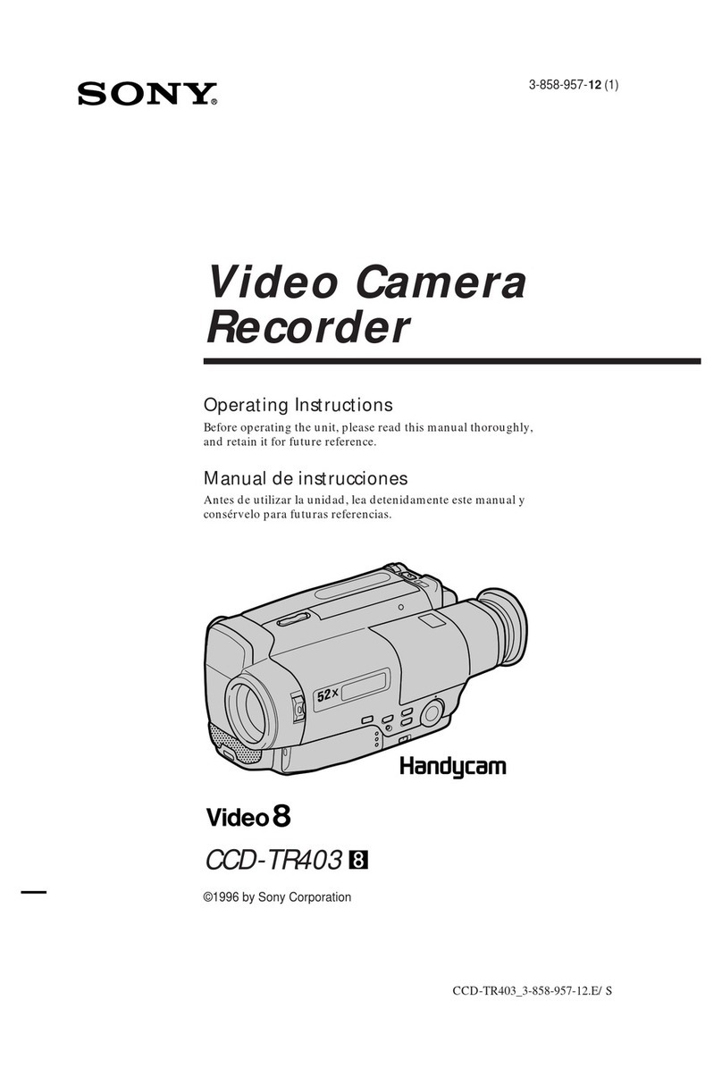 Sony Handycam CCD-TR403 User manual
