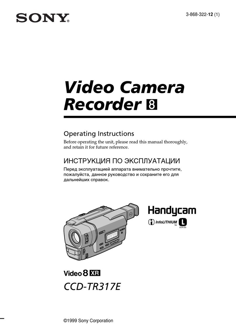 Sony Handycam CCD-TR317E User manual