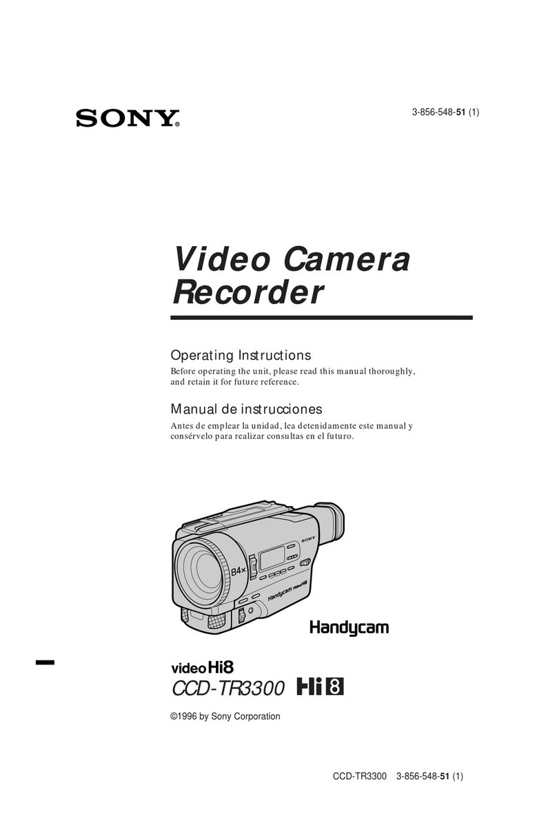 Sony Handycam CCD-TR3300 User manual