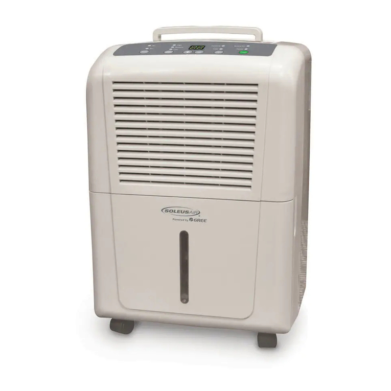 Soleus Air SG-DEH-30M-1 operating instructions