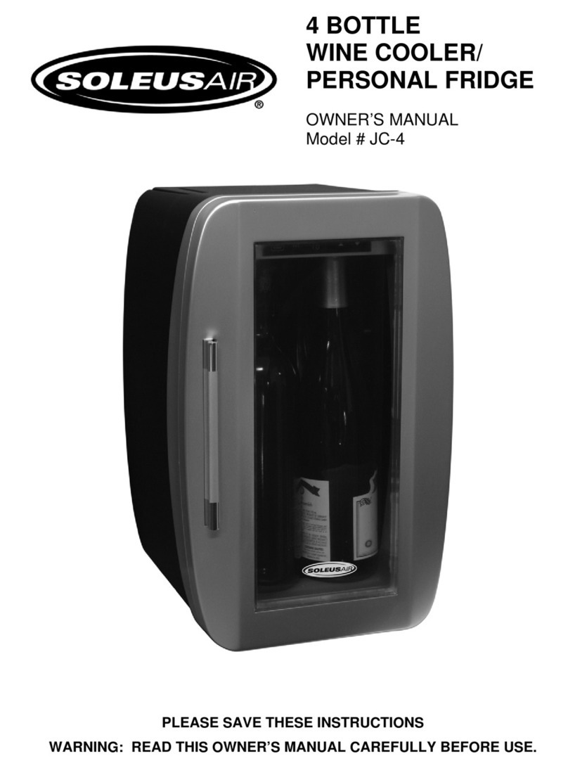 Soleus Air JC-4 owner's manual