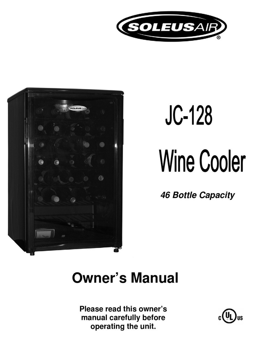 Soleus Air JC-128 owner's manual
