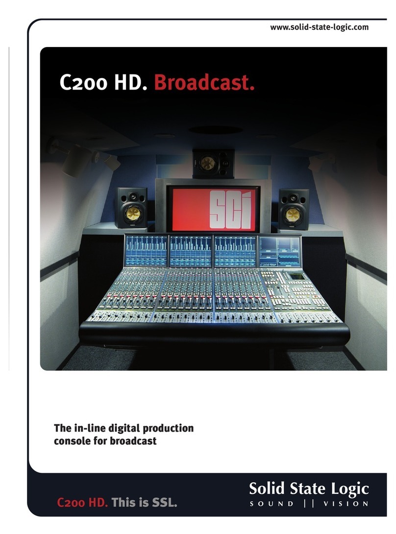 Solid State Logic C200 HD Brochure & specs