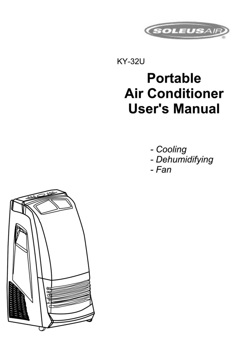 Soleus Air KY-320 User manual