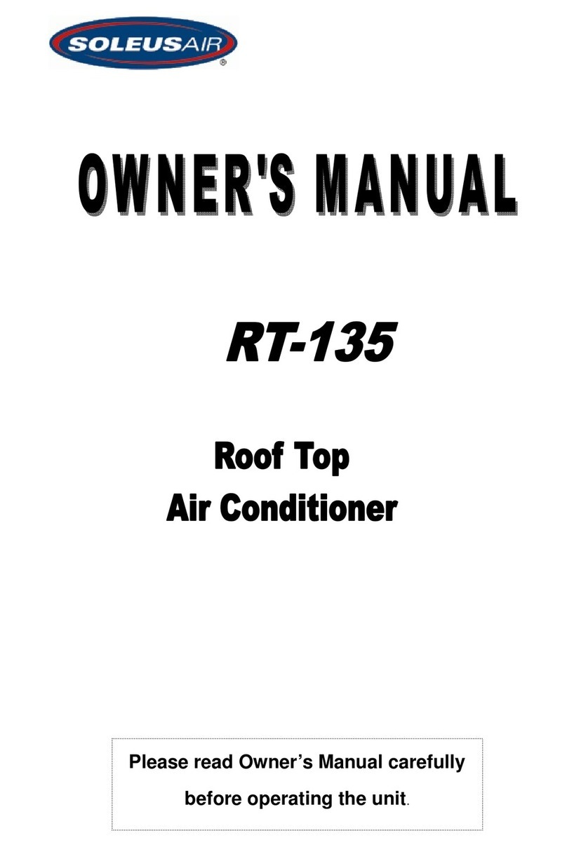 Soleus Air air-condition User manual
