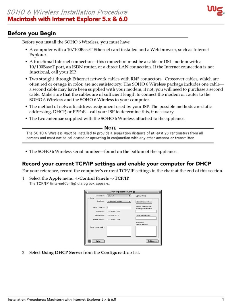 Soho 6 Wireless user manual