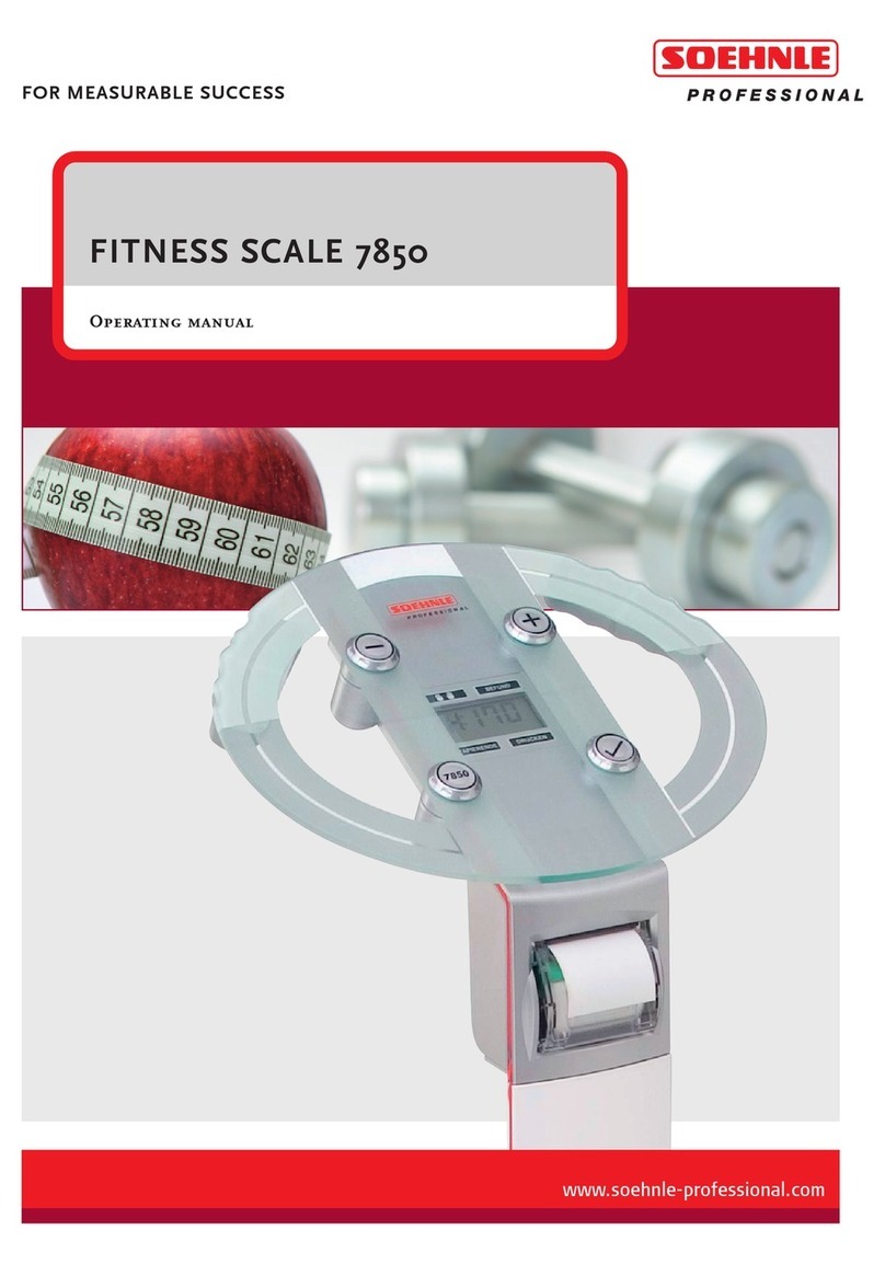 Soehnle 7850 User manual Soehnle 7850 User manual