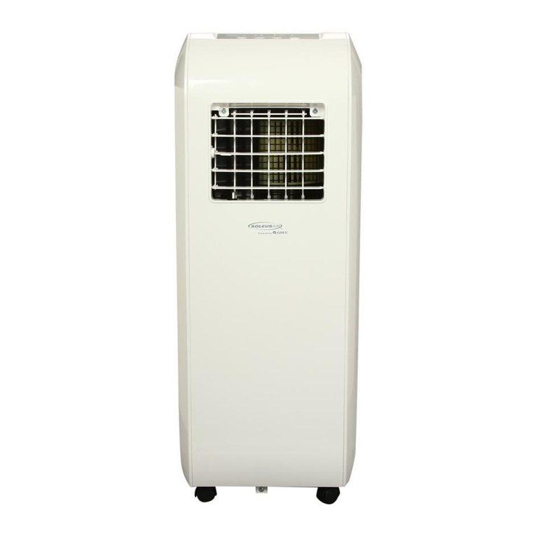 Soleus Air SG-PAC-08E3 User manual