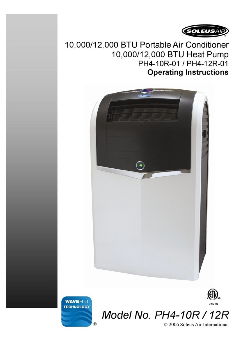 Soleus Air PH4-12R-01 User manual