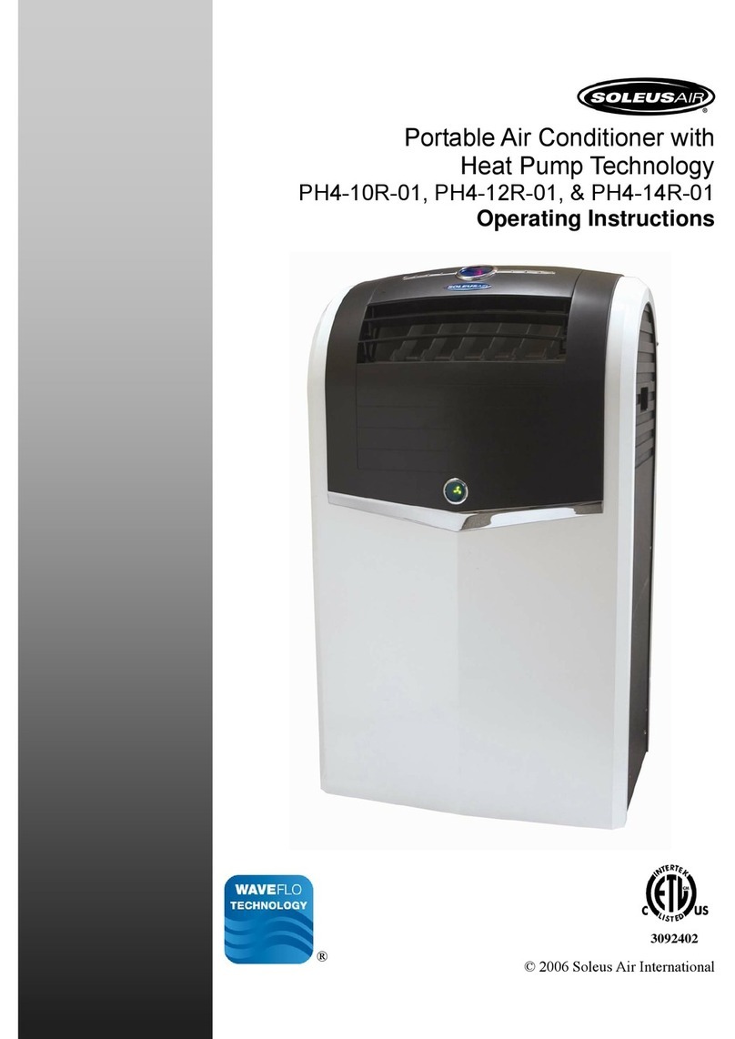 Soleus Air PH4-10R-01 User manual