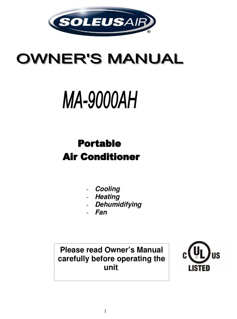 Soleus Air MA-9000AH User manual