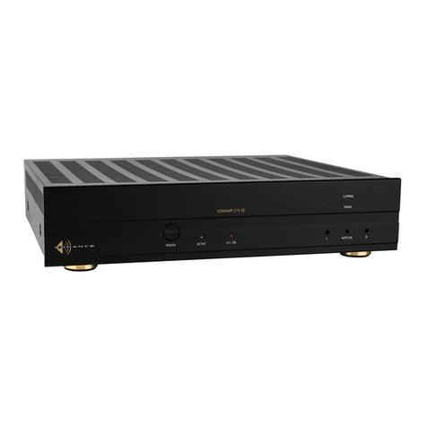 Sonance SONAMP 275X3 SE RMF User manual